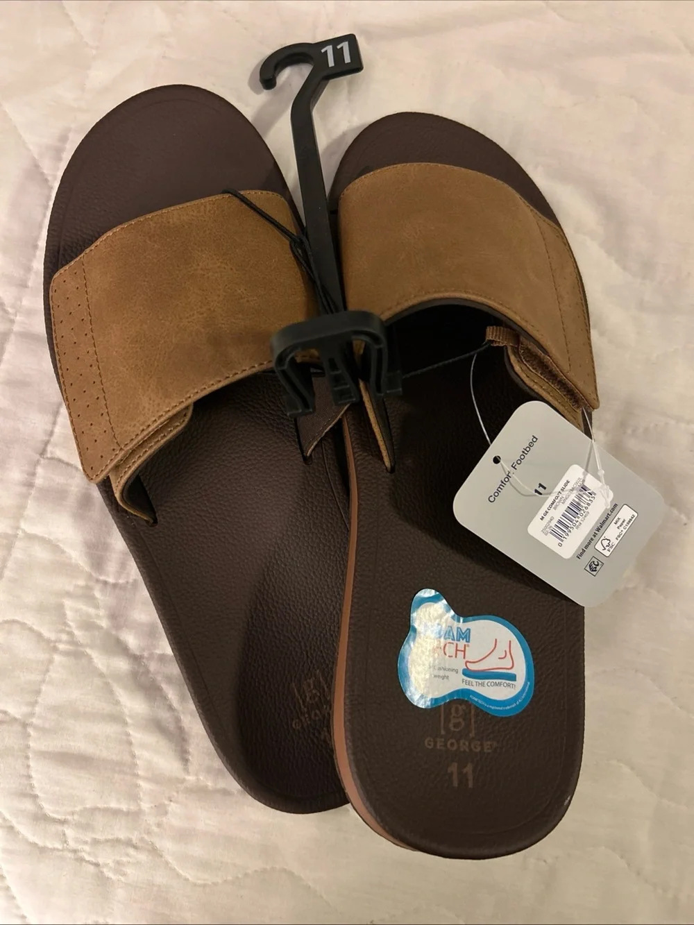 George slide sandals